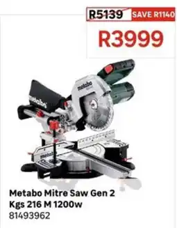Leroy Merlin Metabo Mitre Saw Gen 2 offer