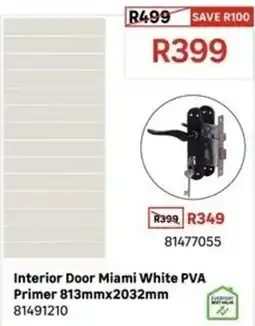 Leroy Merlin Interior Door Miami White PVA Primer offer
