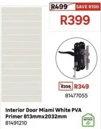 Interior Door Miami White PVA Primer