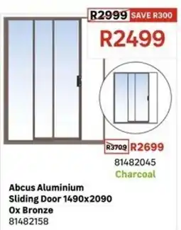 Leroy Merlin Abcus Aluminium Sliding Door offer