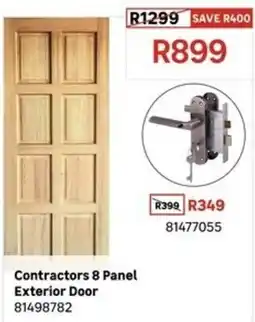 Leroy Merlin Contractors 8 Panel Exterior Door offer