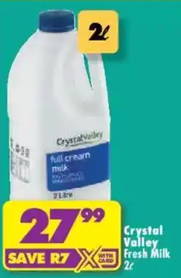 Shoprite Crystal Valley Fresh Milk offer