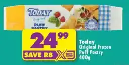 Shoprite Today Original Frozen Puff Pastry offer