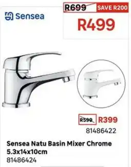 Leroy Merlin Sensea Natu Basin Mixer Chrome offer