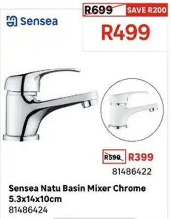 Sensea Natu Basin Mixer Chrome
