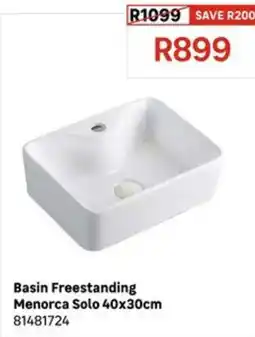 Leroy Merlin Basin Freestanding Menorca Solo offer