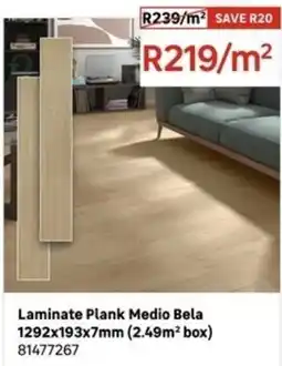 Leroy Merlin Laminate Plank Medio Bela offer