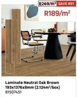 Leroy Merlin Laminate Neutral Oak Brown offer