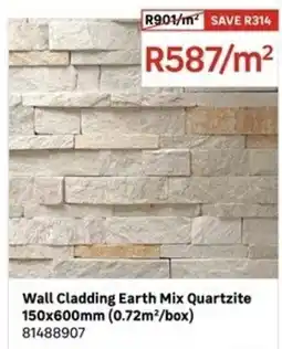 Leroy Merlin Wall Cladding Earth Mix Quartzite offer