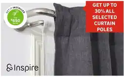 Leroy Merlin Inspire Curtain Poles offer