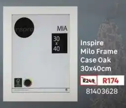 Leroy Merlin Inspire Milo Frame Case Oak offer