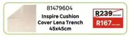 Leroy Merlin Inspire Cushion Cover Lena Trench offer