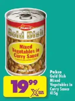 Shoprite Pakco Gold Dish Mixed Vegetables in Curry Sauce offer