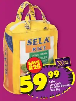 Shoprite Sela Long Grain Parboiled Basmati Rice offer