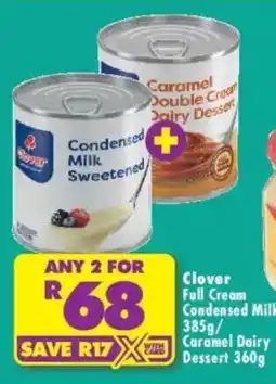 Shoprite Clover Condensed Milk offer
