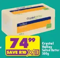 Shoprite Crystal Valley Salted Butter offer