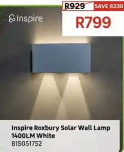 Leroy Merlin Inspire Roxbury Solar Wall Lamp offer