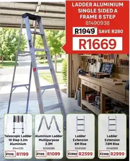 Leroy Merlin Ladder Aluminium Single Sided A Frame 8 Step offer