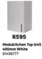 Leroy Merlin Modukitchen Top Unit 400mm White offer