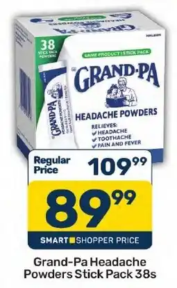 Pick n Pay Hypermarket Grand-Pa Headache Powders Stick Pack offer