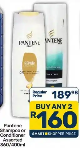 Pick n Pay Hypermarket Pantene Shampoo or Conditioner Assorted offer