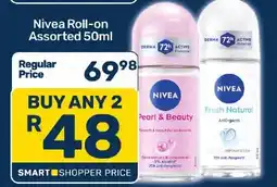 Pick n Pay Hypermarket Nivea Roll-on Assorted offer