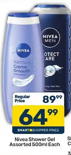 Pick n Pay Hypermarket Nivea Shower Gel Assorted offer