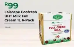 Agrimark Faircape Ecofresh UHT Milk Full Cream offer
