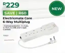 Agrimark Electricmate Core 6-Way Multiplug offer