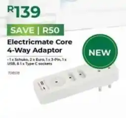 Agrimark Electricmate Core 4-Way Adaptor offer