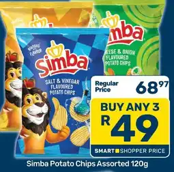 Pick n Pay Hypermarket Simba Potato Chips Assorted offer