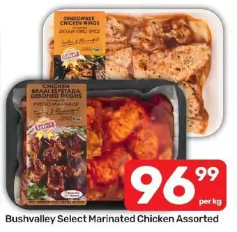 Pick n Pay Hypermarket Bushvalley Select Marinated Chicken Assorted offer