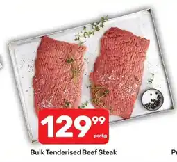 Pick n Pay Hypermarket Bulk Tenderised Beef Steak offer