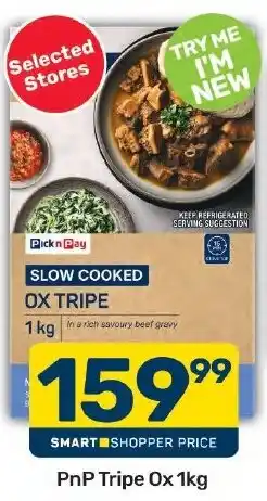 Pick n Pay Hypermarket Pick n Pay Slow Cooked Ox Tripe offer