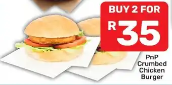 Pick n Pay Hypermarket PnP Crumbed Chicken Burger offer