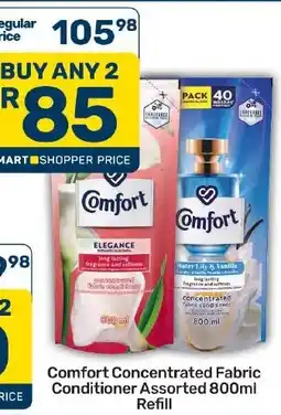 Pick n Pay Hypermarket Comfort Concentrated Fabric Conditioner Refill Assorted offer