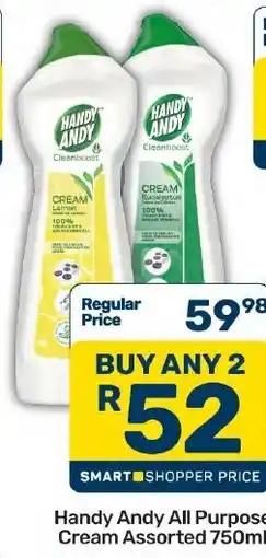 Pick n Pay Hypermarket Handy Andy All Purpose Cream Assorted offer