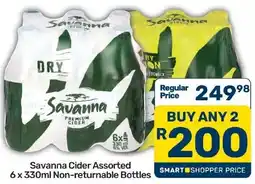 Pick n Pay Hypermarket Savanna Cider Assorted offer