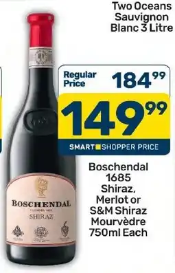 Pick n Pay Hypermarket Boschendal Shiraz offer
