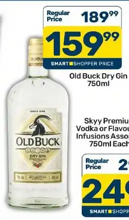 Pick n Pay Hypermarket Old Buck Dry Gin offer
