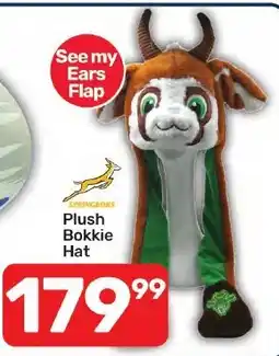 Pick n Pay Hypermarket Springboks Plush Bokkie Hat offer