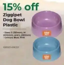 Agrimark Ziggipet Dog Bowl Plastic offer