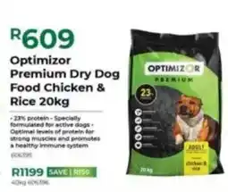 Agrimark Optimizor Premium Dry Dog Food Chicken & Rice offer