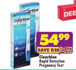 MediRite Clearblue Rapid Detection Pregnancy Test offer