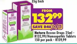 MediRite Natura Rescue Drops offer
