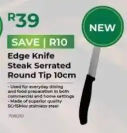 Agrimark Edge Knife Steak Serrated Round Tip 10cm offer