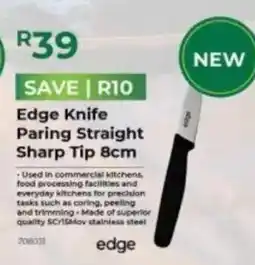 Agrimark Edge Knife Paring Straight Sharp Tip 8cm offer