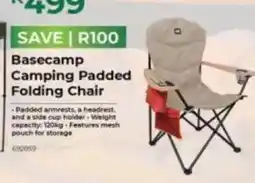 Agrimark Basecamp Camping Padded Folding Chair offer