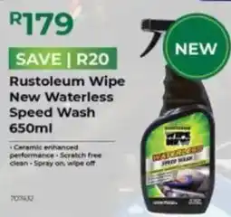 Agrimark Rustoleum Wipe New Waterless Speed Wash offer