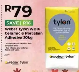 Agrimark Weber Tylon WB16 Ceramic & Porcelain Adhesive offer